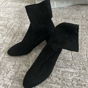 Stuart Weitzman Elegant Black Ankle Boots